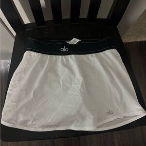 ALO Yoga White Athletic Shorts